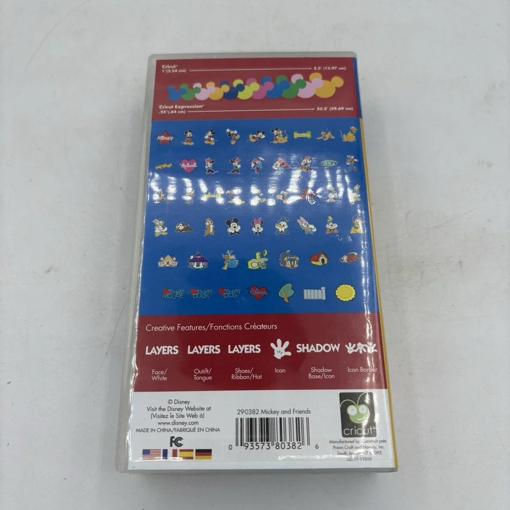Provo Craft Cricut‎ Mickey and Friends Disney Cartridge 29-0382